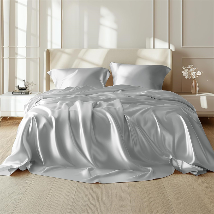 Silk Sheet Set - Luxury 100% Mulberry Silk Flat Sheet