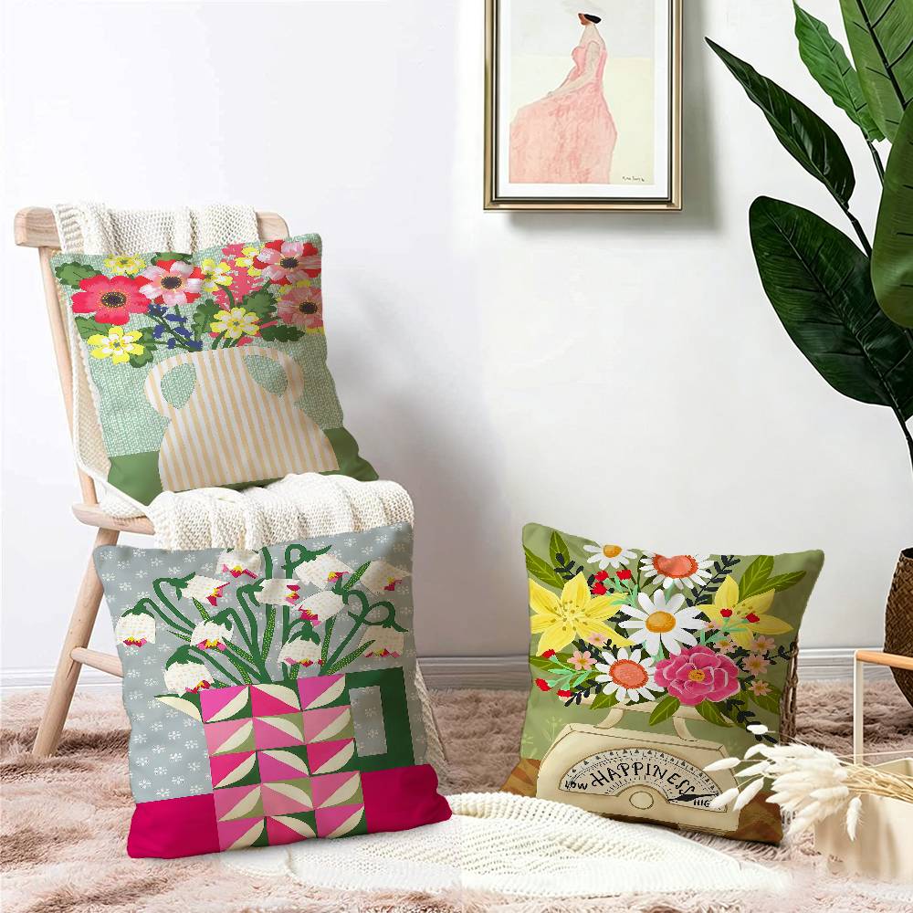 Home Textiles Market - Pink Flower Market Vase Floral Plant