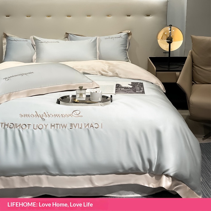 Ice Silk High-End Four-Piece S - Silk Sheet Set 评论和价格