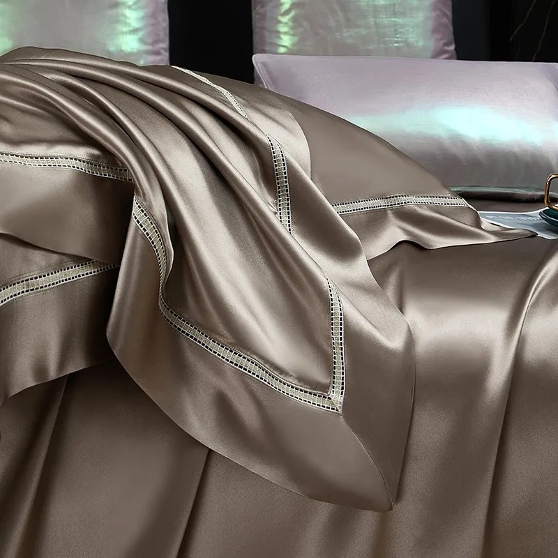 Mulberry Silk Premium 4Pcs Duv - Silk Sheet Set 评论和价格