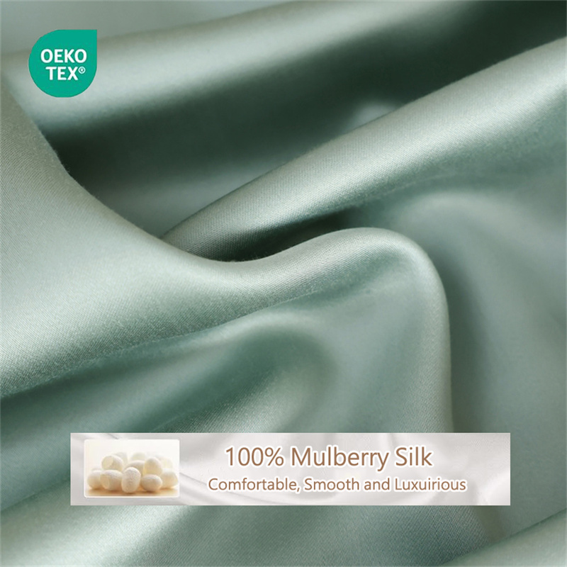 100% Mulberry Silk Fitted Bed  - Silk Sheet Set 评论和价格