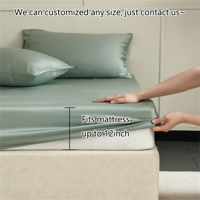 100% Mulberry Silk Fitted Bed  - Silk Sheet Set 评论和价格