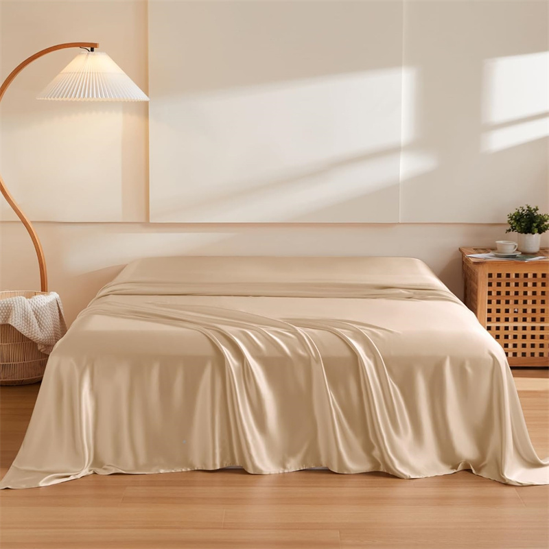 1PC Mulberry Silk Flat Sheet L - Silk Sheet Set 评论和价格