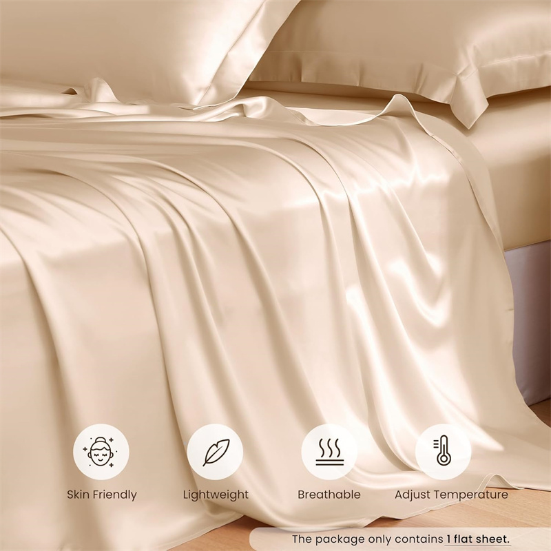 1PC Mulberry Silk Flat Sheet L - Silk Sheet Set 评论和价格