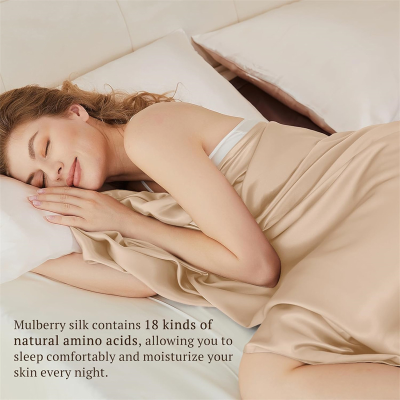 1PC Mulberry Silk Flat Sheet L - Silk Sheet Set 评论和价格