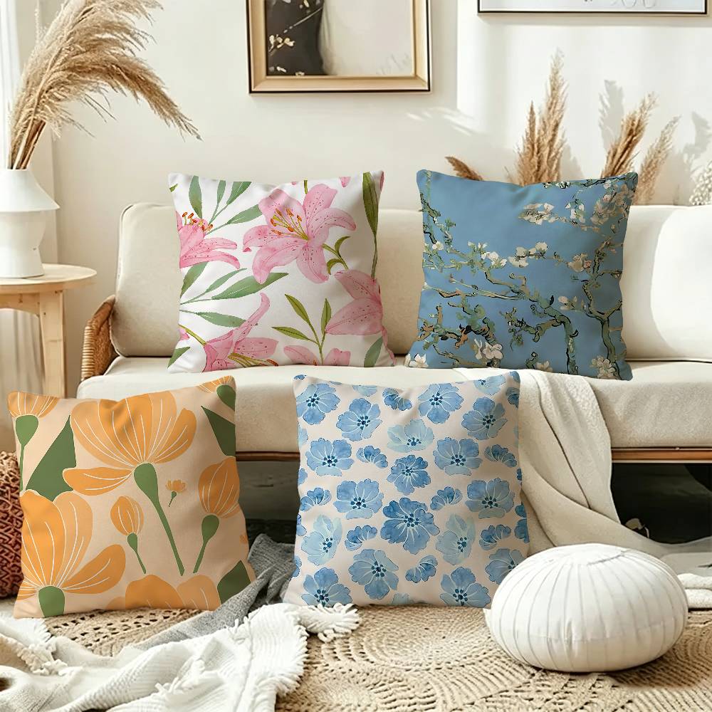 Abstract Flower Market Cushion - Home Textiles Market 评论和价格