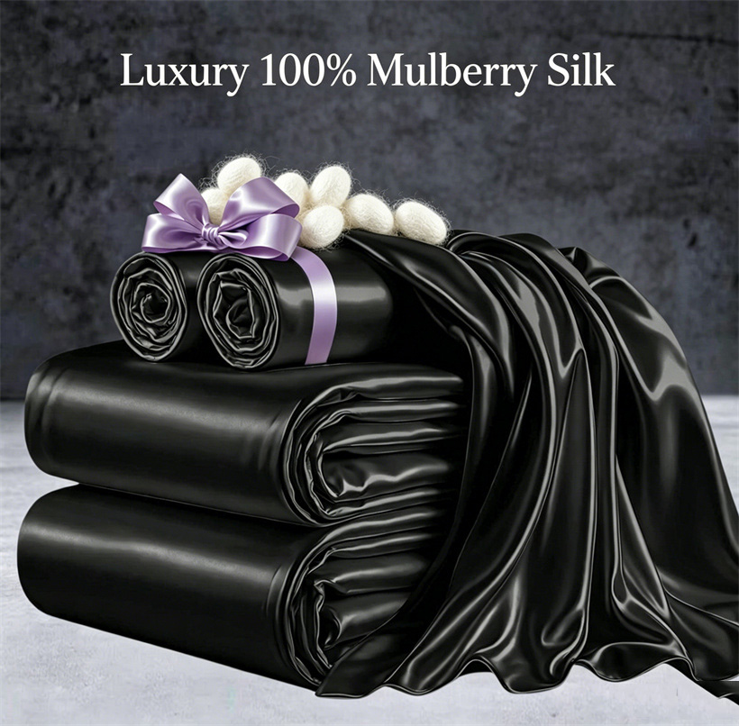 Smooth 100% Mulberry Silk Bedd - Silk Sheet Set 评论和价格