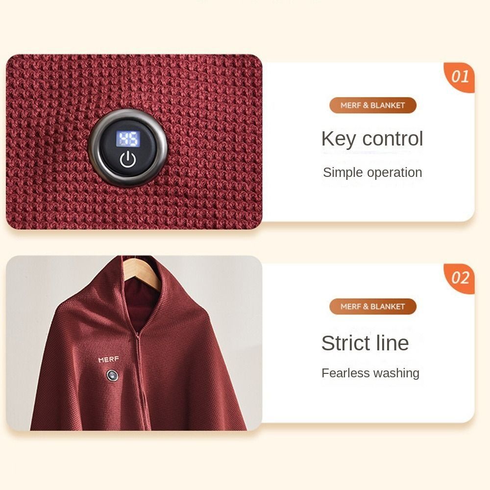 Fashion Wearable USB Electric  - Home Textiles Blanket 评论和价格