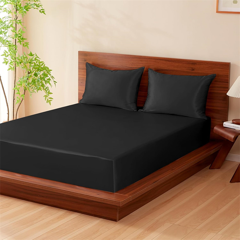 Smooth 3Pcs Set Mulberry Silk  - Silk Sheet Set 评论和价格