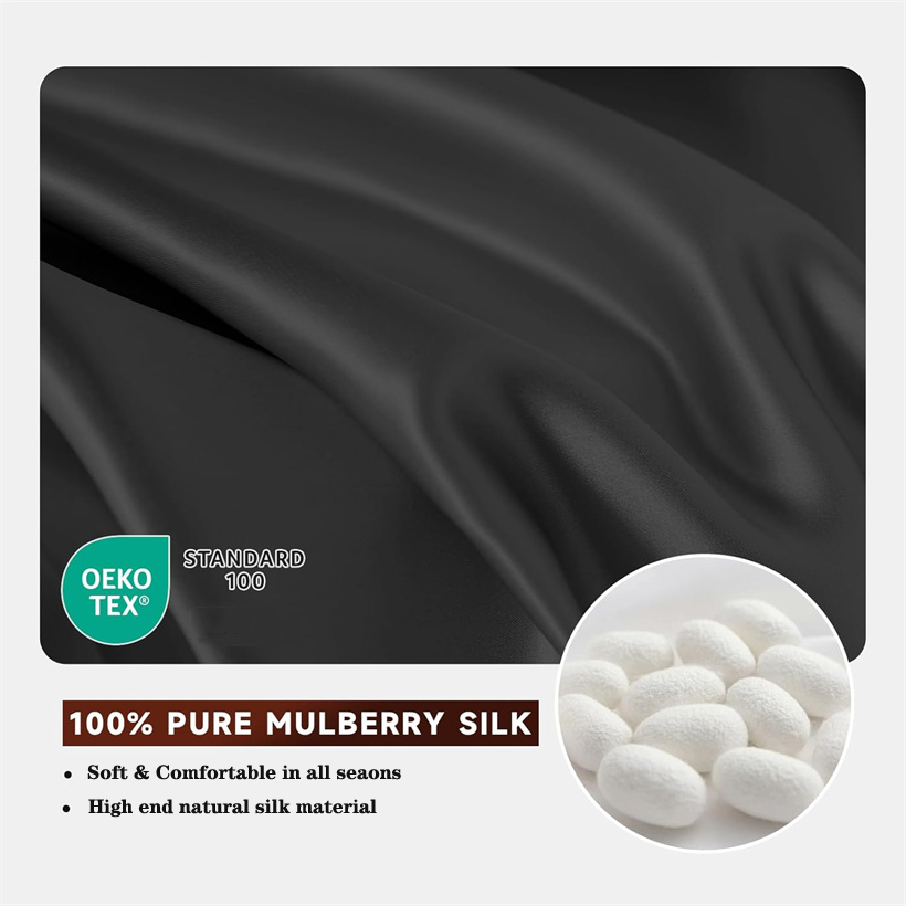 Smooth 3Pcs Set Mulberry Silk  - Silk Sheet Set 评论和价格