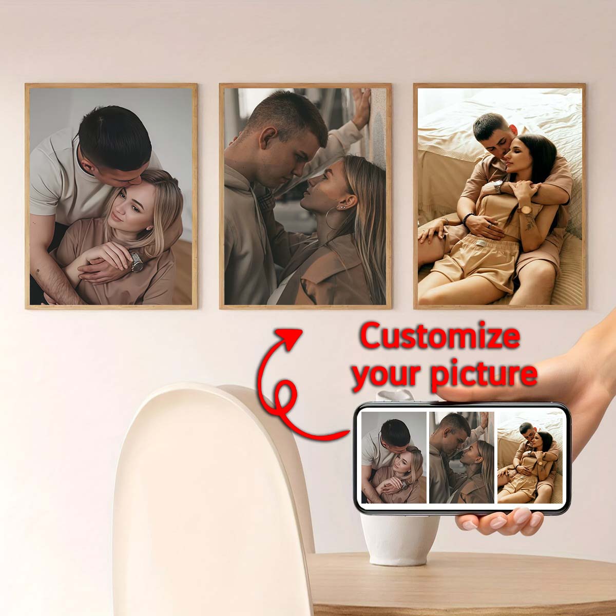 Triptych - 2D custom photo woo - Home Of Textiles 评论和价格