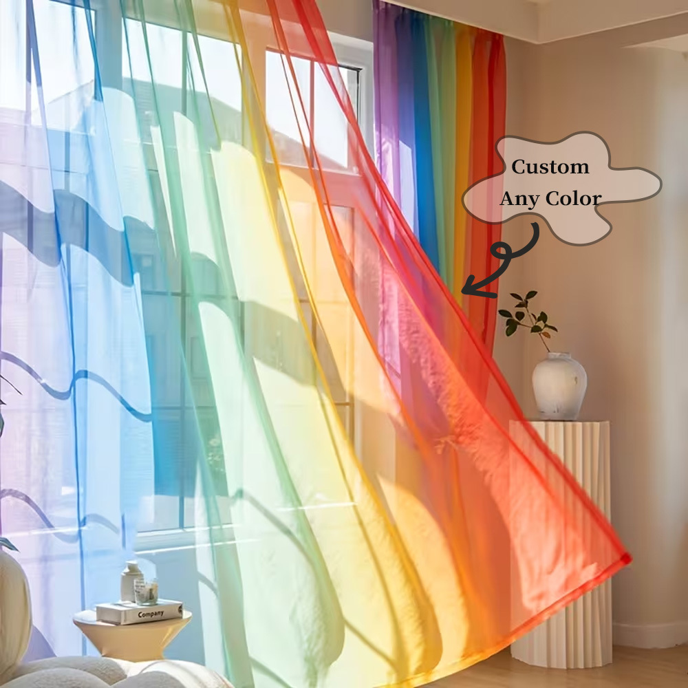 Custom 2D Flat 2pcs Sheer Curt - Home Of Textiles 评论和价格