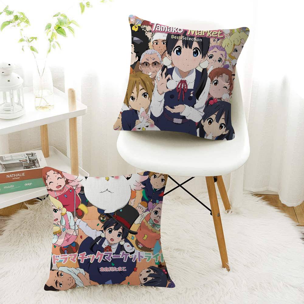 Anime T-Tamako Market 45*45cm  - Home Textiles Market 评论和价格