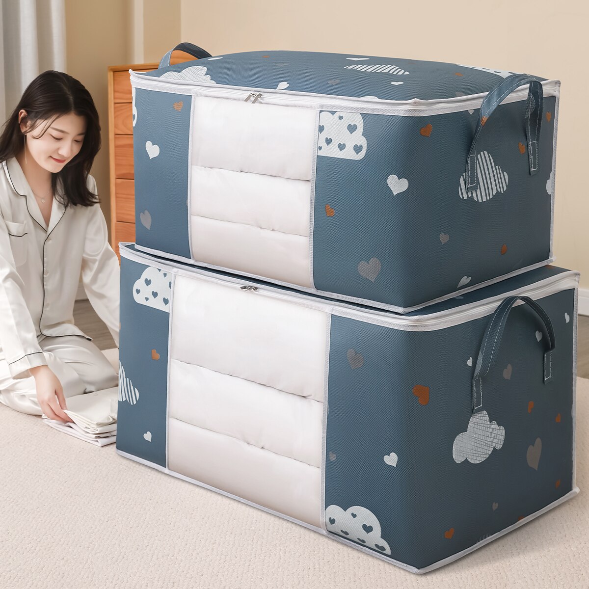 Large Capacity Clothes Storage - Home Textiles Blanket 评论和价格