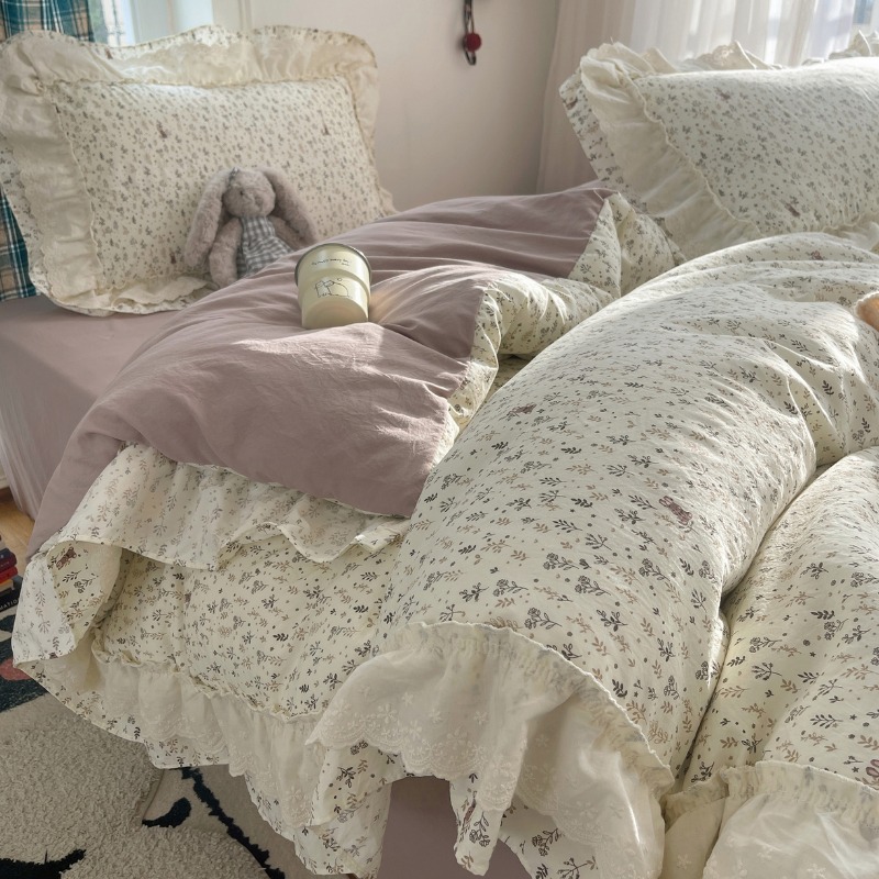 New Ancient Silk Lace Four-Pie - Silk Sheet Set 评论和价格