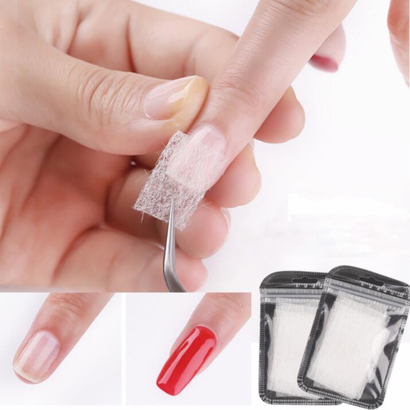 10-50pcs Nail Extension Silk F - Silk Sheet Set 评论和价格