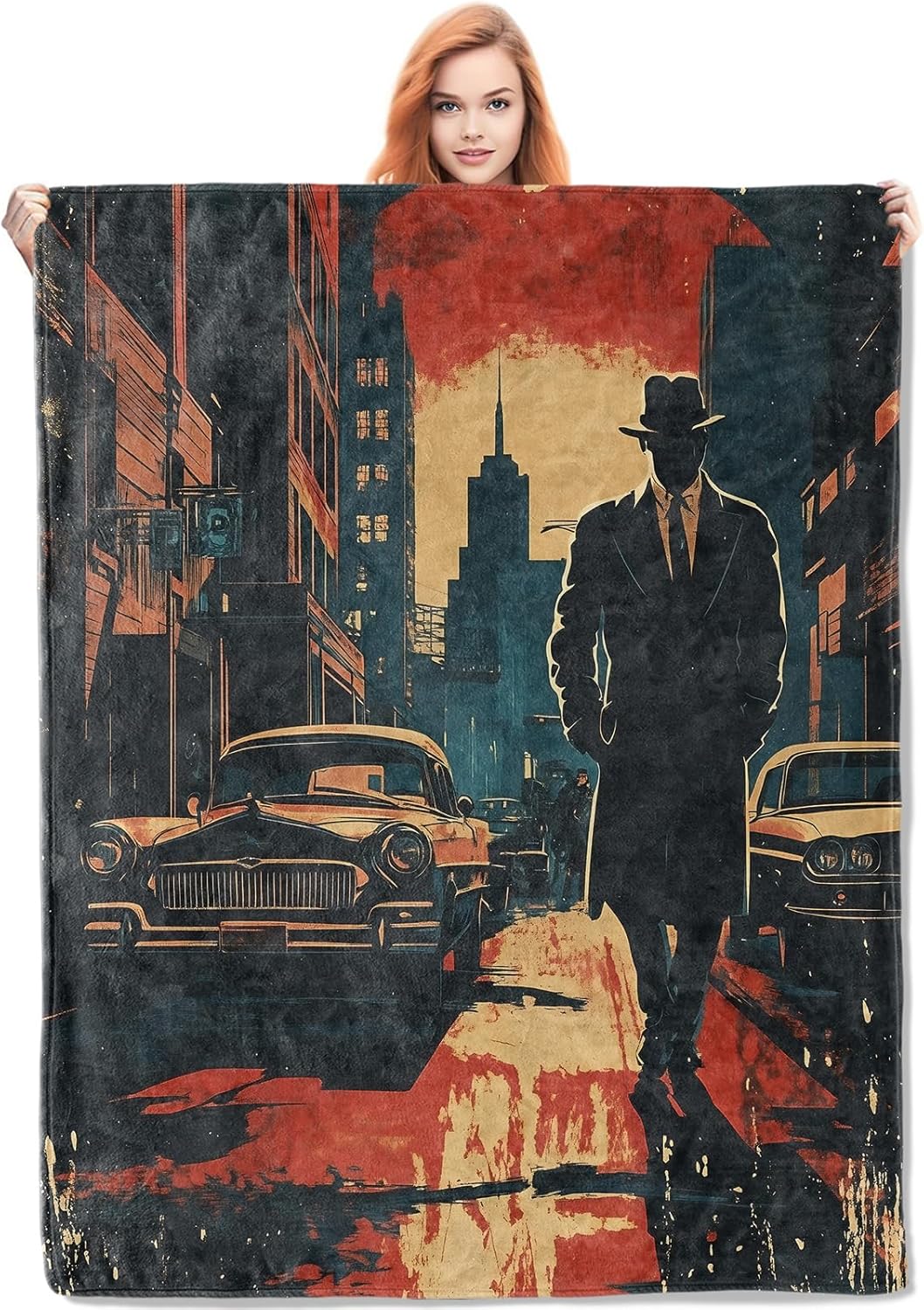 Noir Detective Blanket Gifts f - Home Textiles Blanket 评论和价格