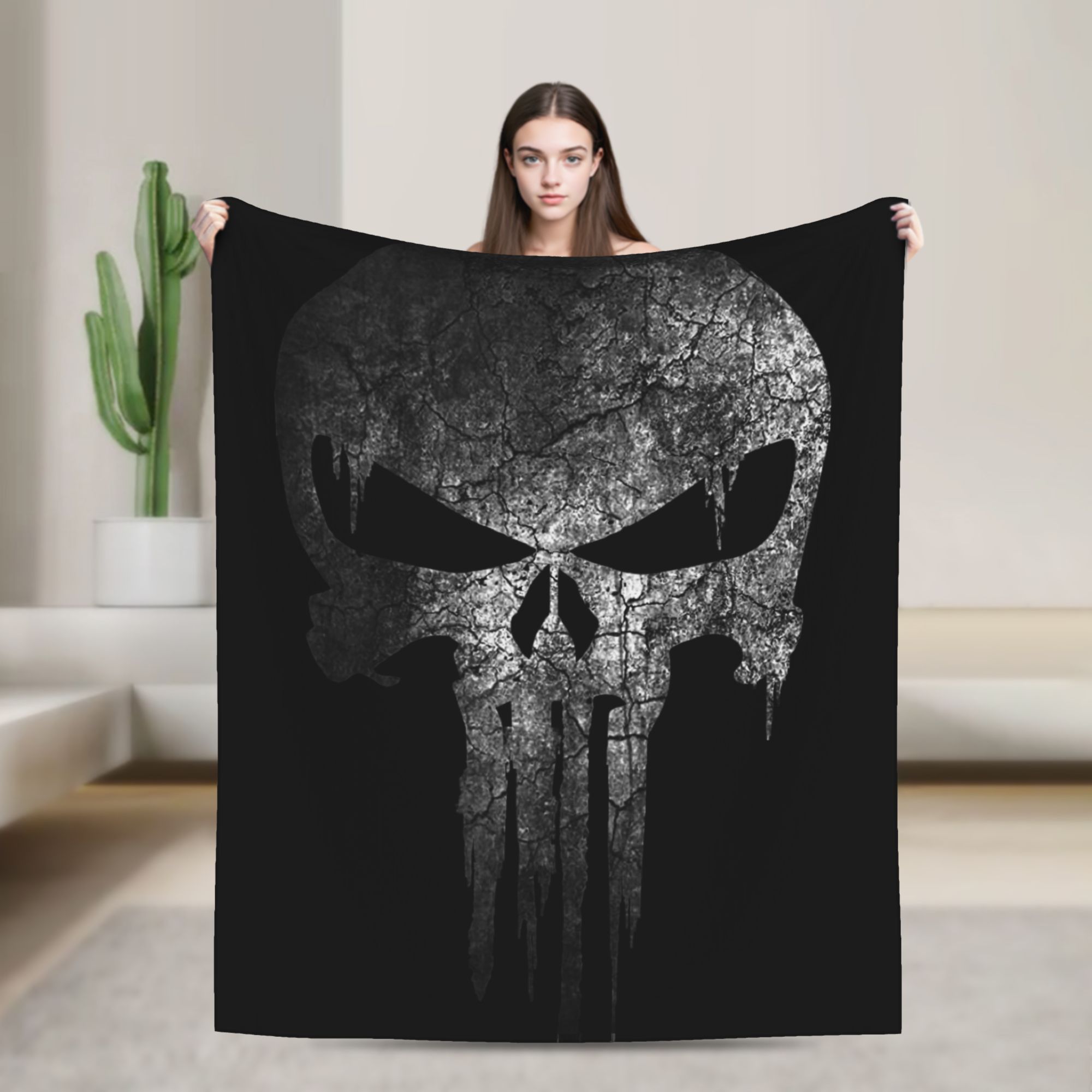 Punishers  Blanket Fleece  Lig - Home Textiles Blanket 评论和价格