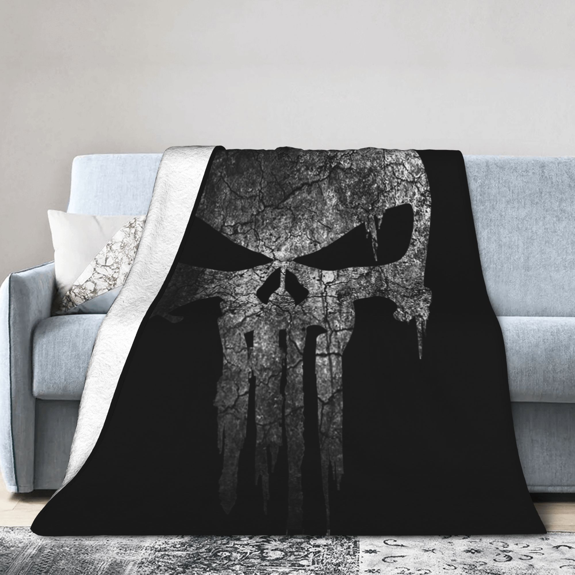 Punishers  Blanket Fleece  Lig - Home Textiles Blanket 评论和价格